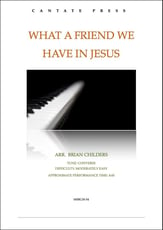 What A Friend We Have In Jesus piano sheet music cover